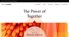 Desktop Screenshot of fashionpositive.org